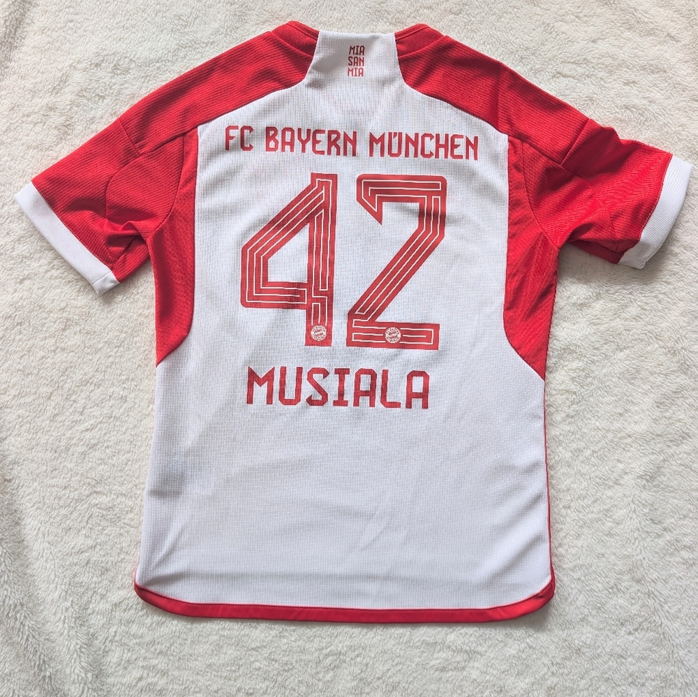 Musiala FC Bayern Munich Munchen Home Official Adidas Jersey 11/12 Youth